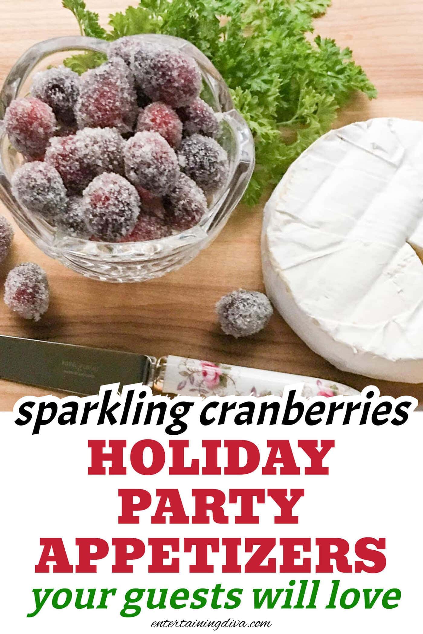 sugared cranberries