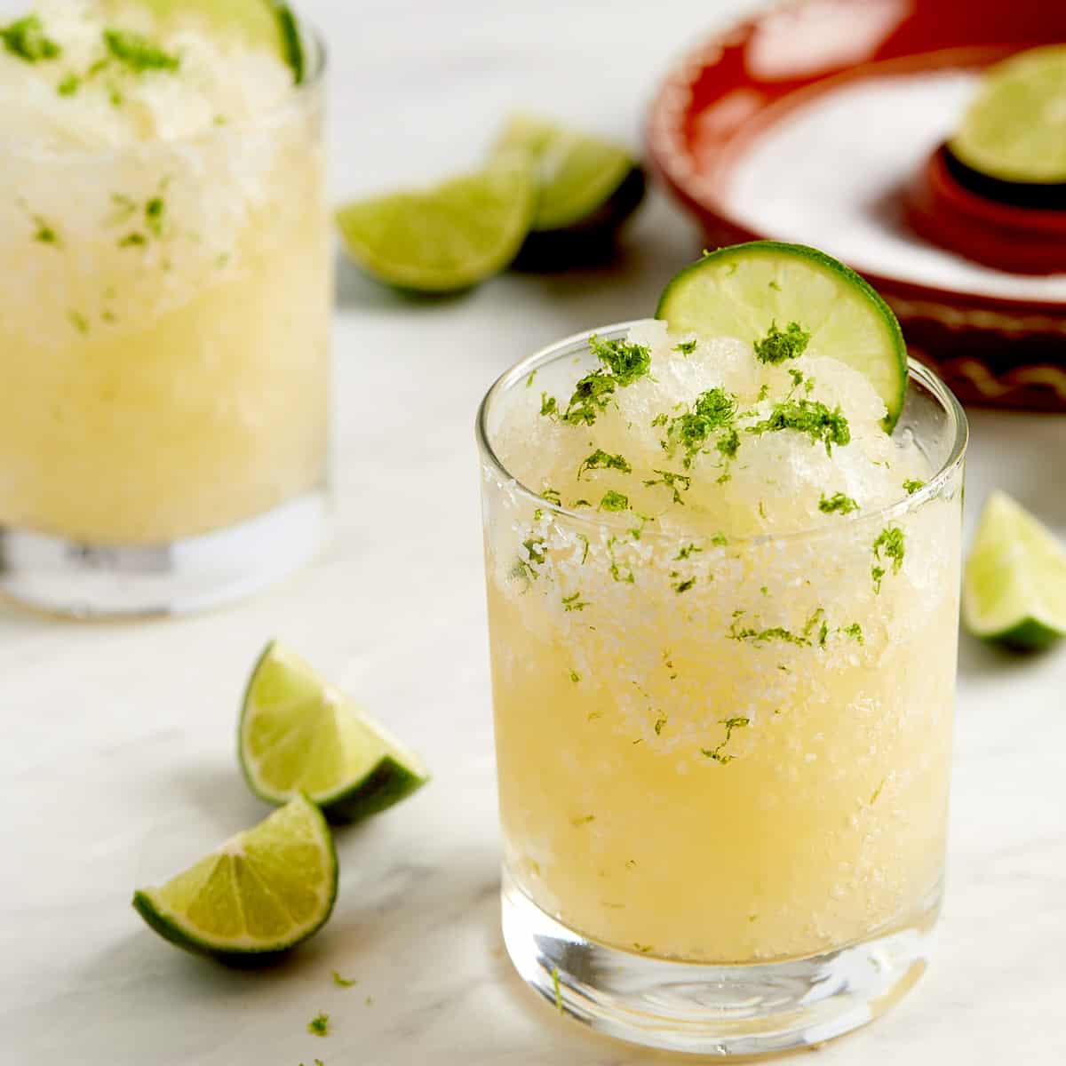 Make ahead freezer margaritas