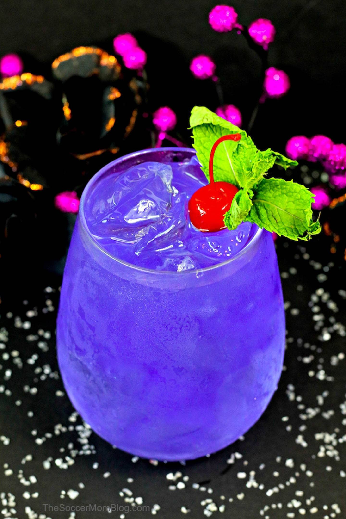 maleficent halloween cocktail
