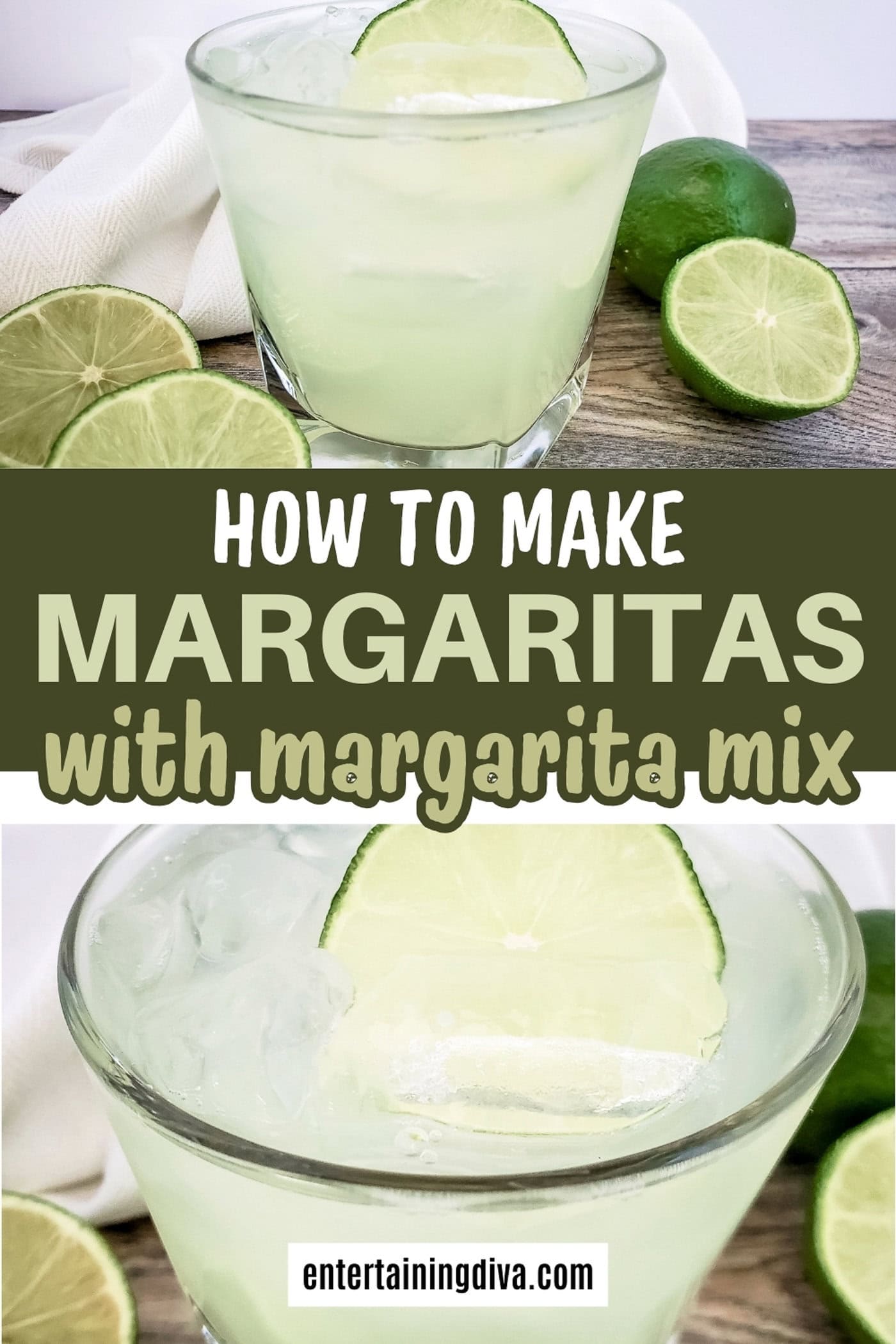 How to make margaritas with margarita mix