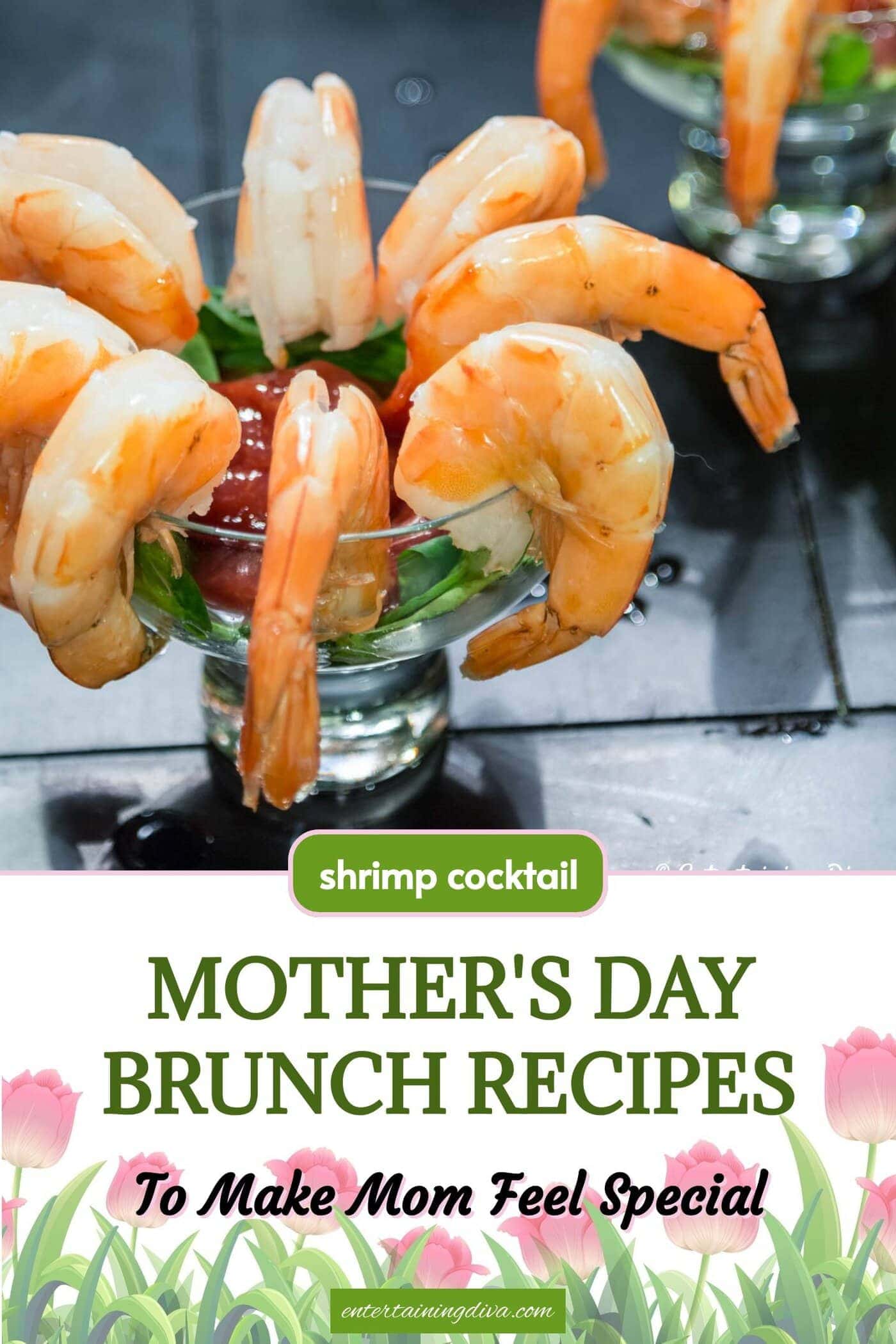 shrimp cocktail with sauce in a glass dish