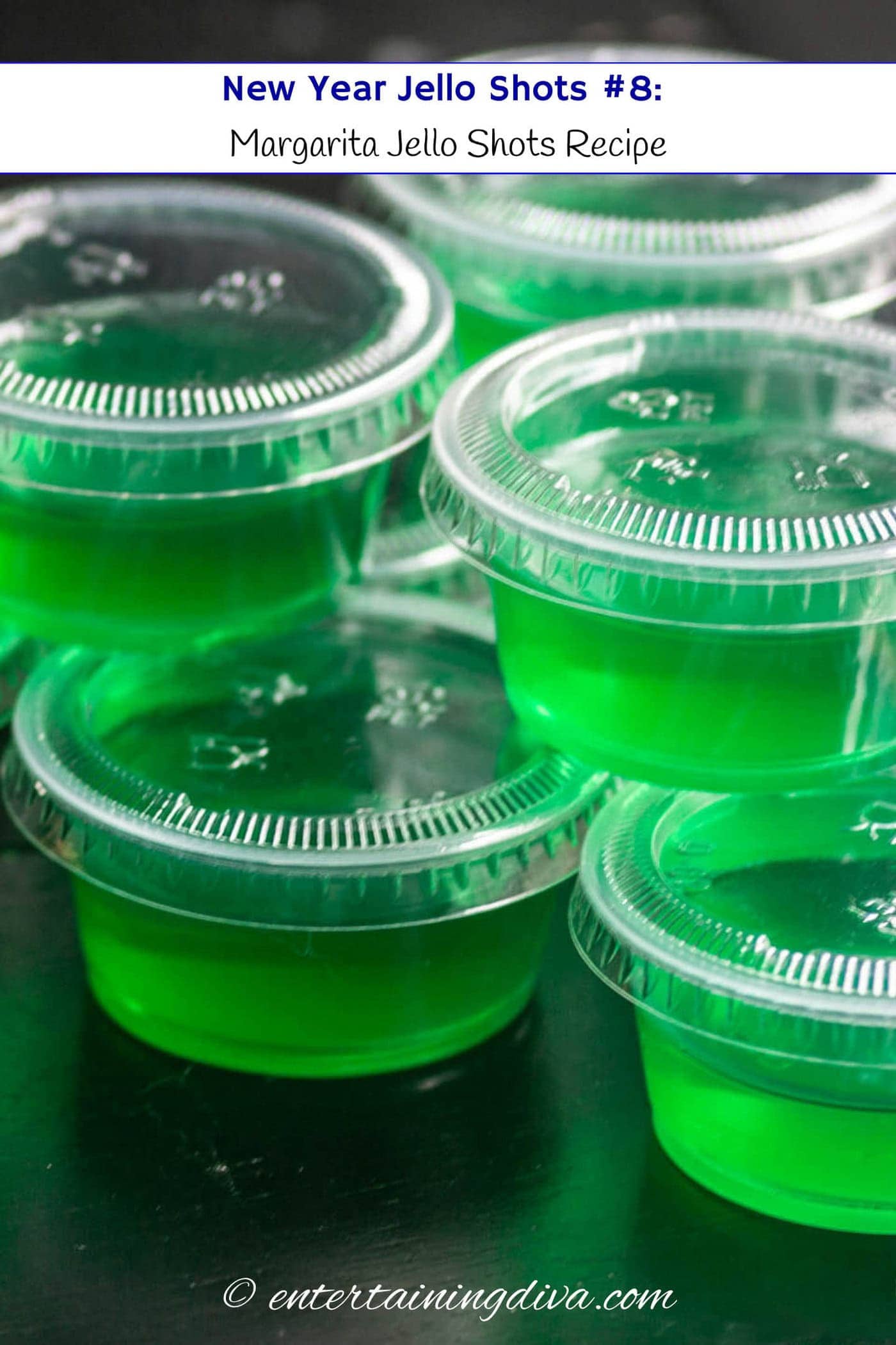 New Year Jello Shots: Margarita Jello Shots Recipe