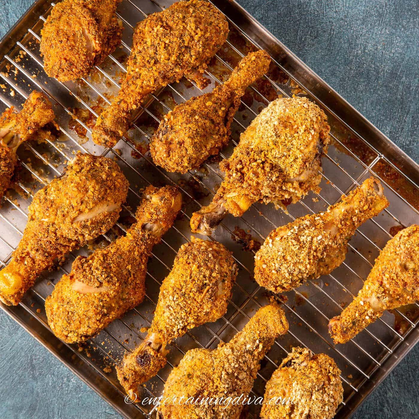 The Best Oven Baked Breaded Chicken Legs