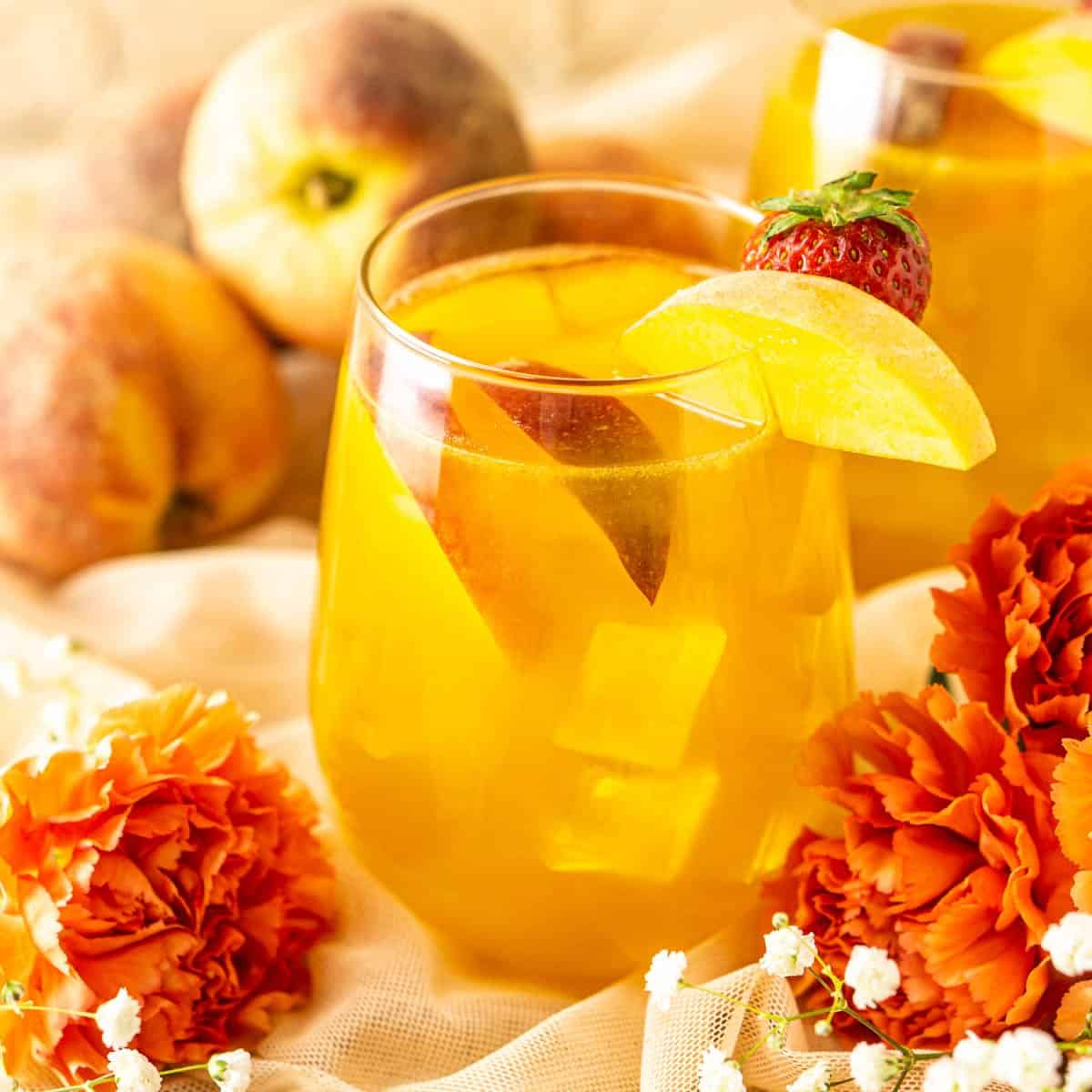 peach sangria
