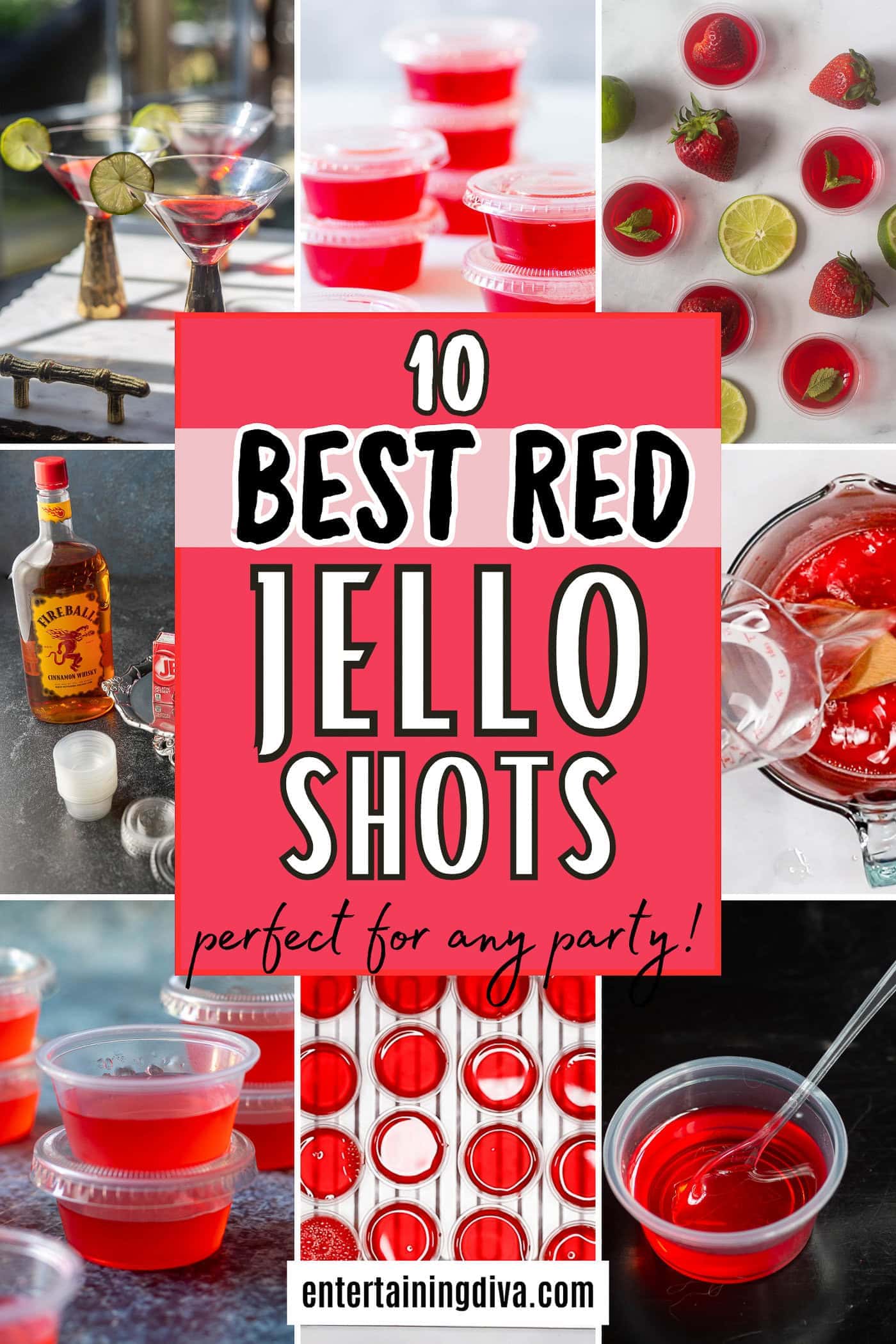 10 best red Jello shots that are perfect for any party