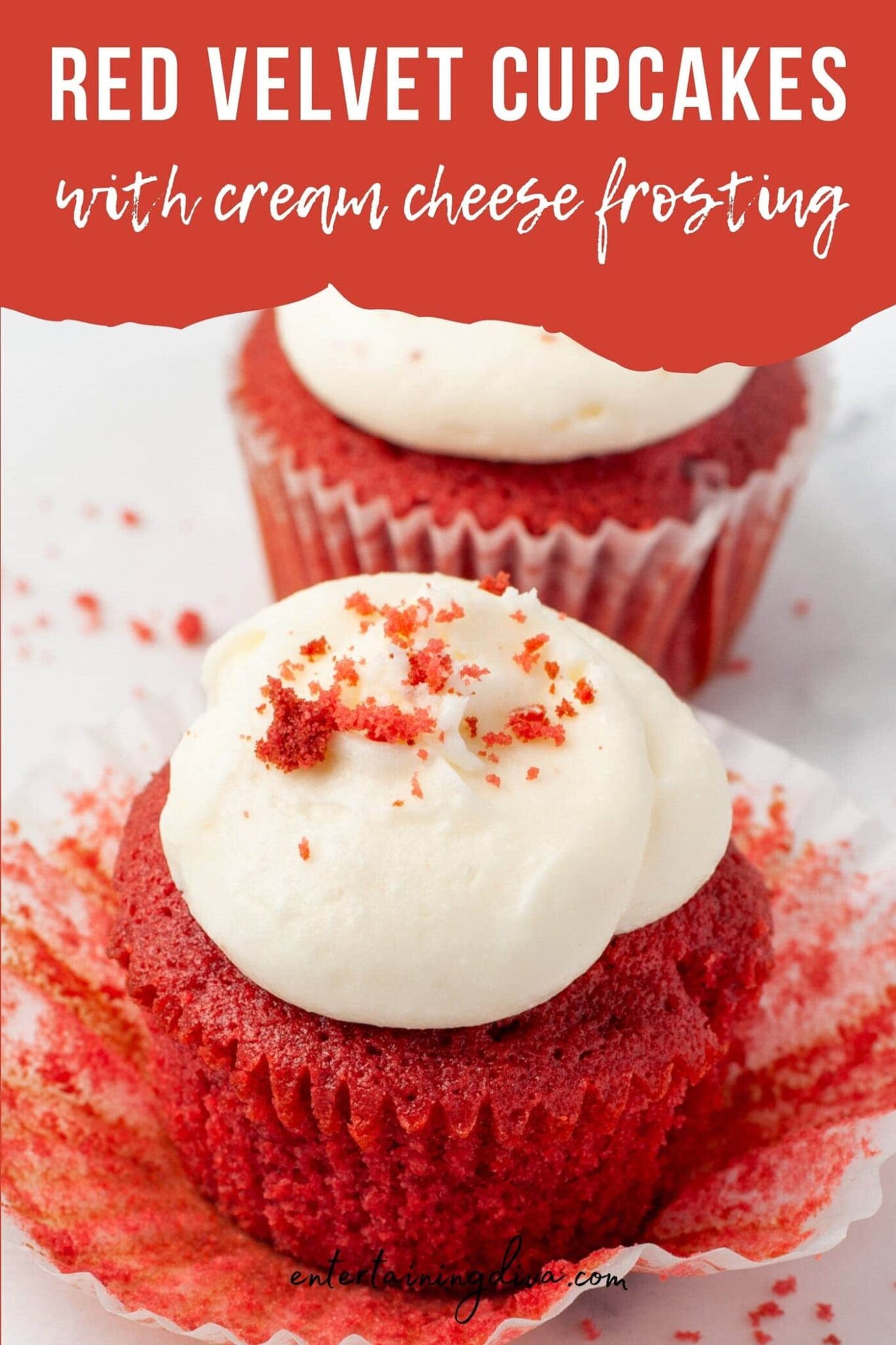 The Best Red Velvet Cupcakes With Cream Cheese Frosting