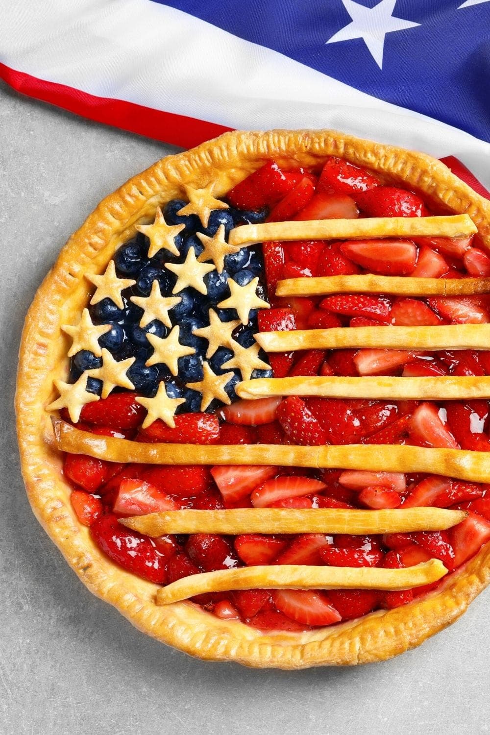 skinny american flag pie