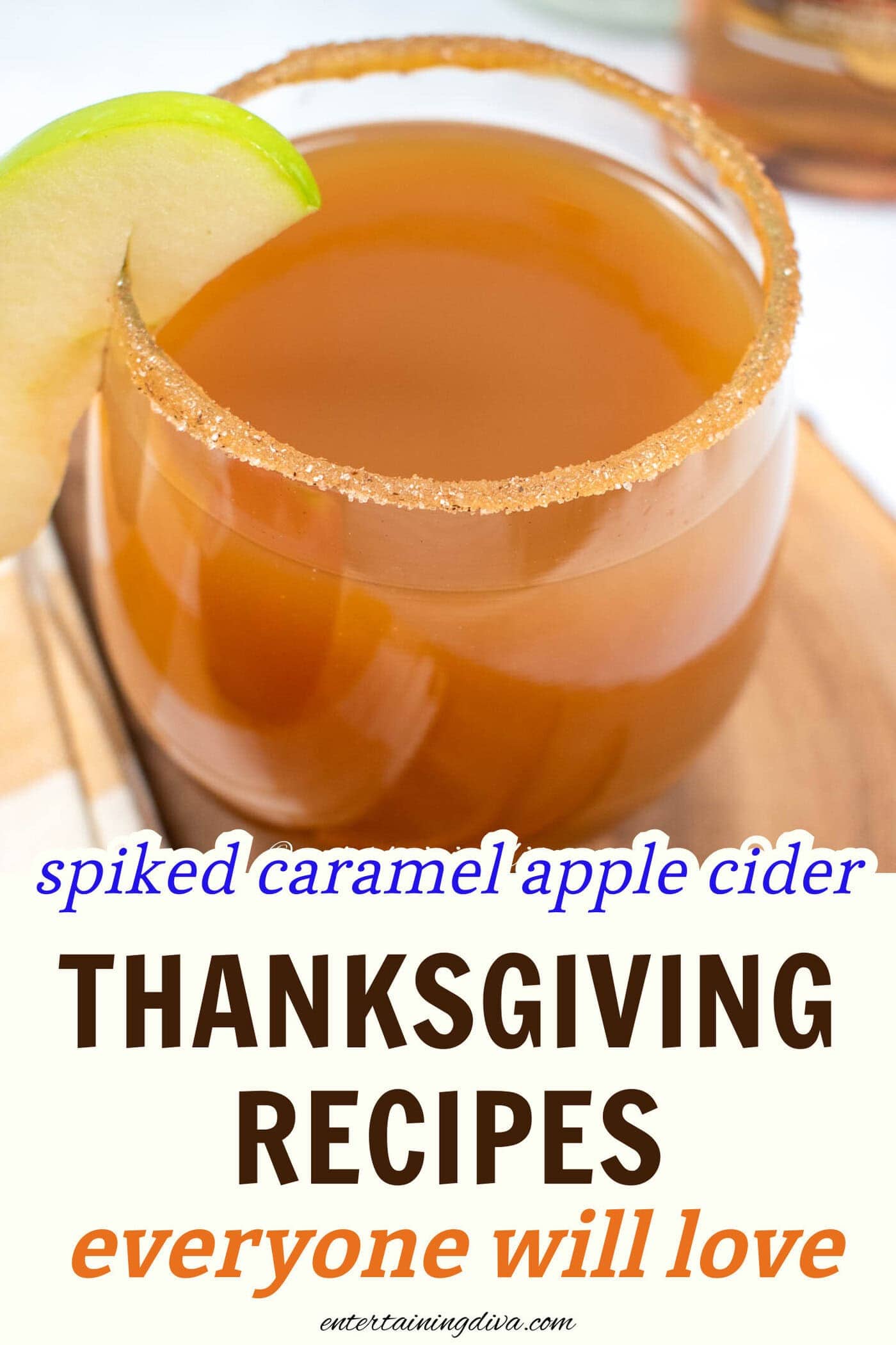 spiked caramel apple cider