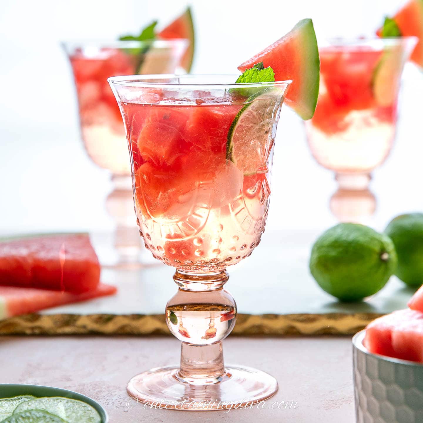 Watermelon Sangria (With Fresh Watermelon)