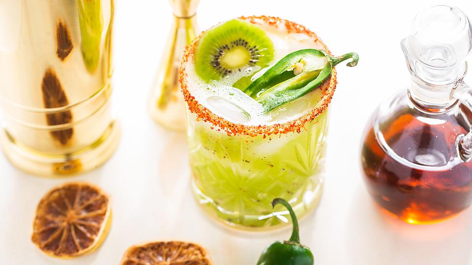 Kiwi jalapeno margarita