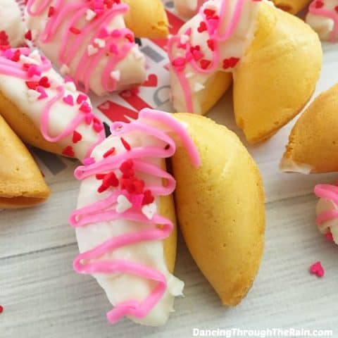 Valentine's Day fortune cookies