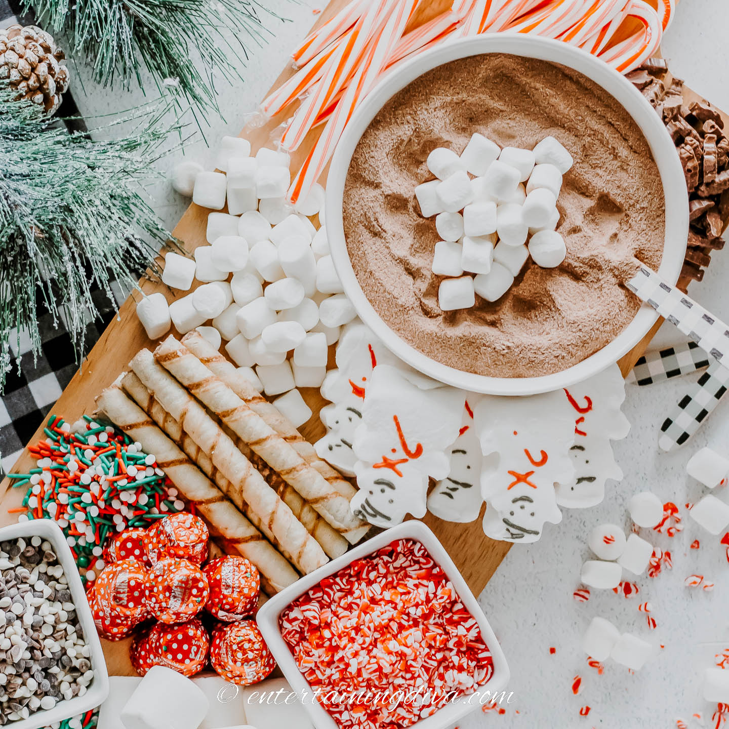 Hot Chocolate Charcuterie Board