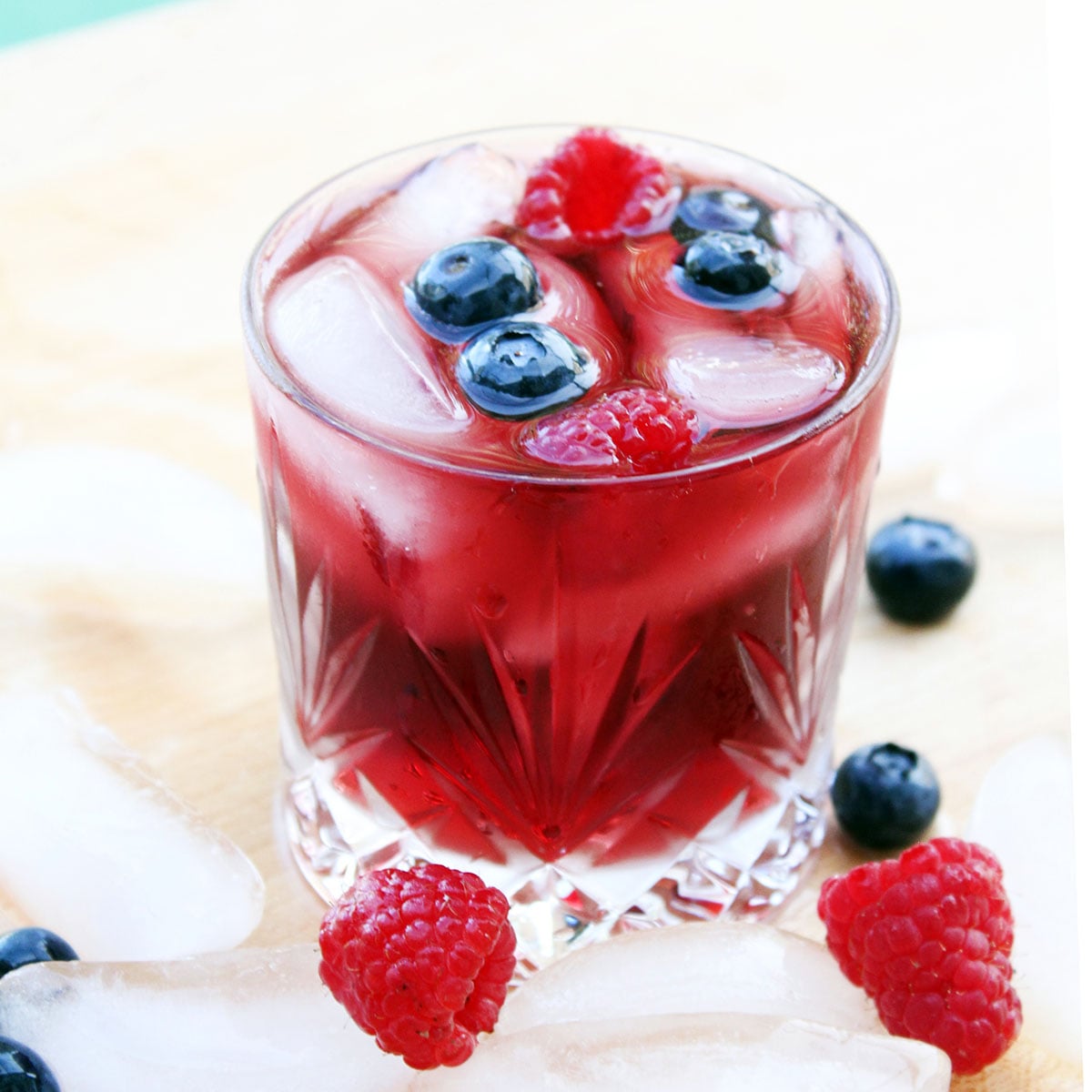 triple berry sangria with red wine