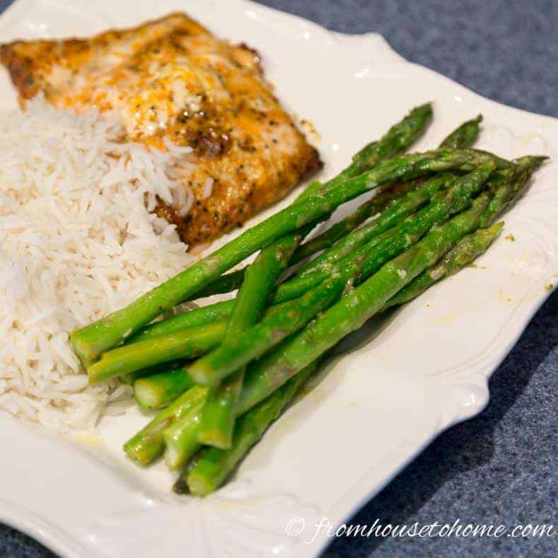lemon garlic grilled asparagus recipe
