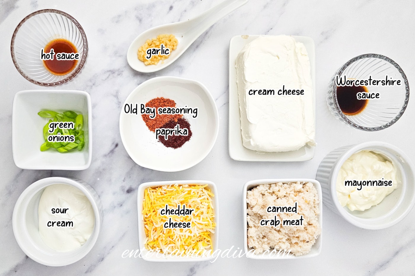 hot crab dip with cream cheese ingredients