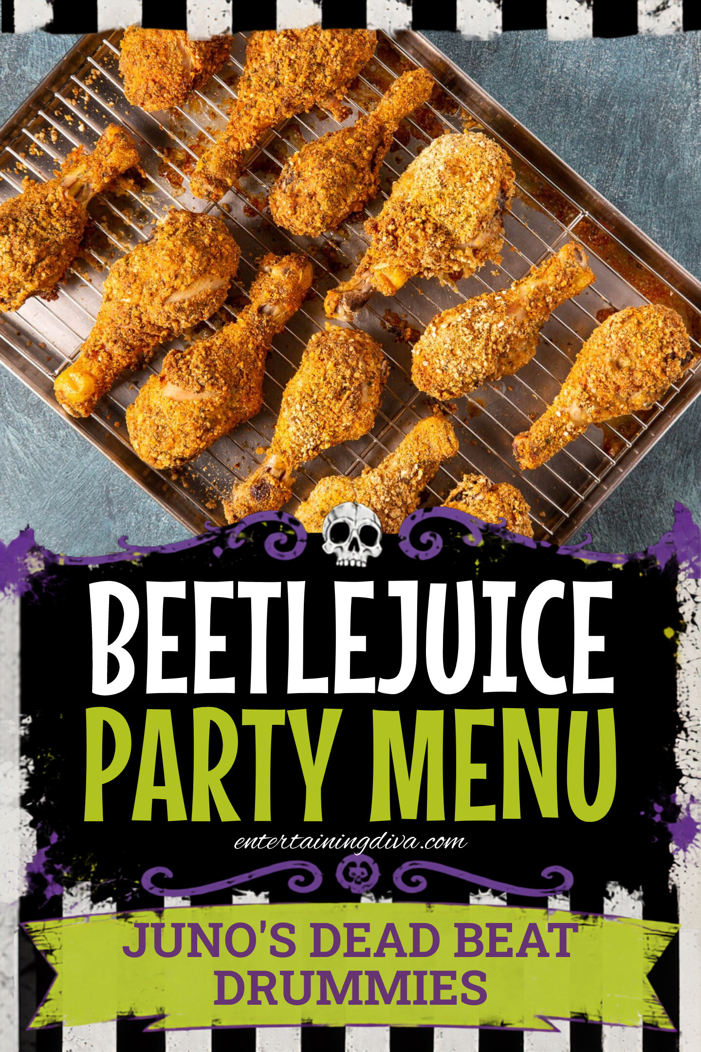 oven baked breaded chicken legs