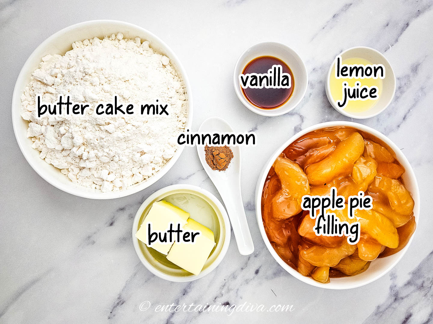 easy apple cobbler ingredients