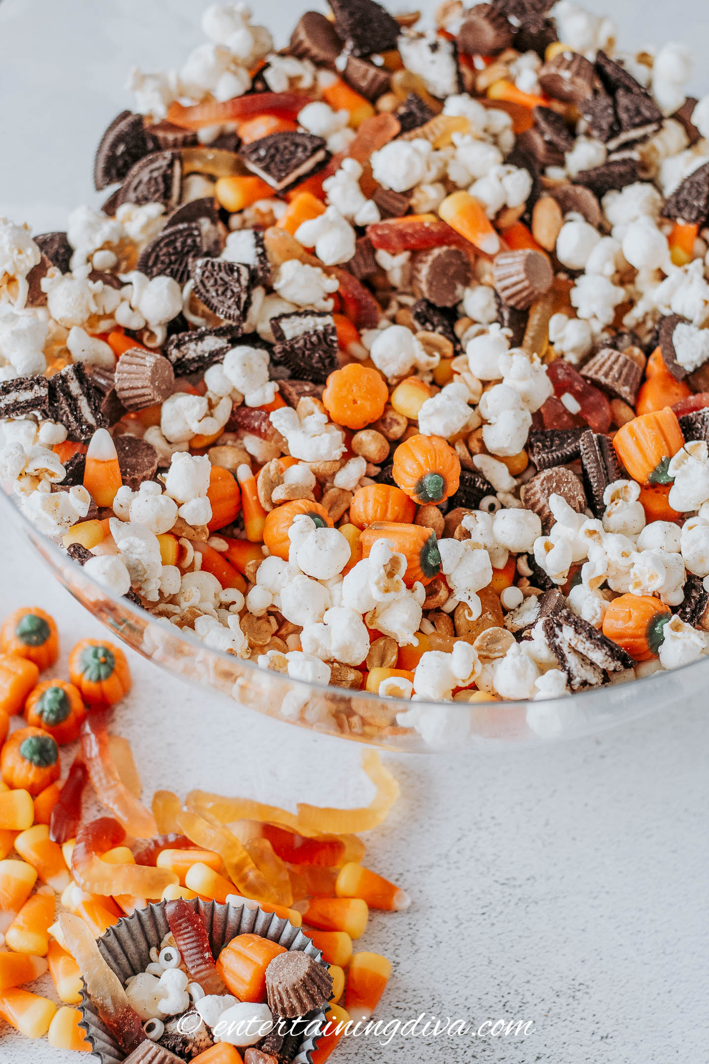 Mixed Halloween snack mix
