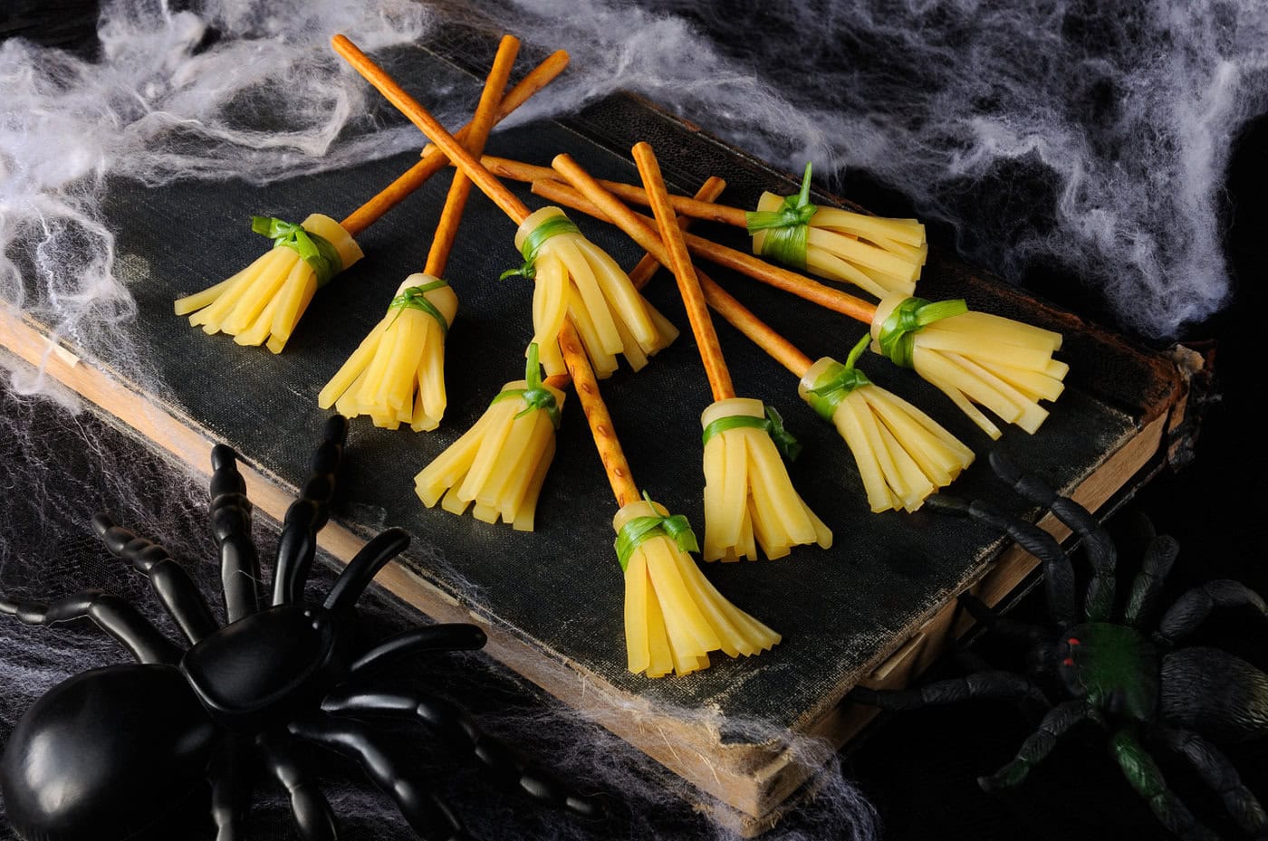 witch's broomstick appetizer