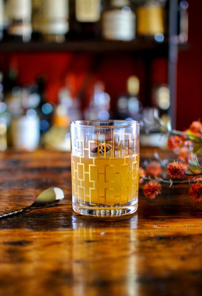 browned butter bourbon old fashioned