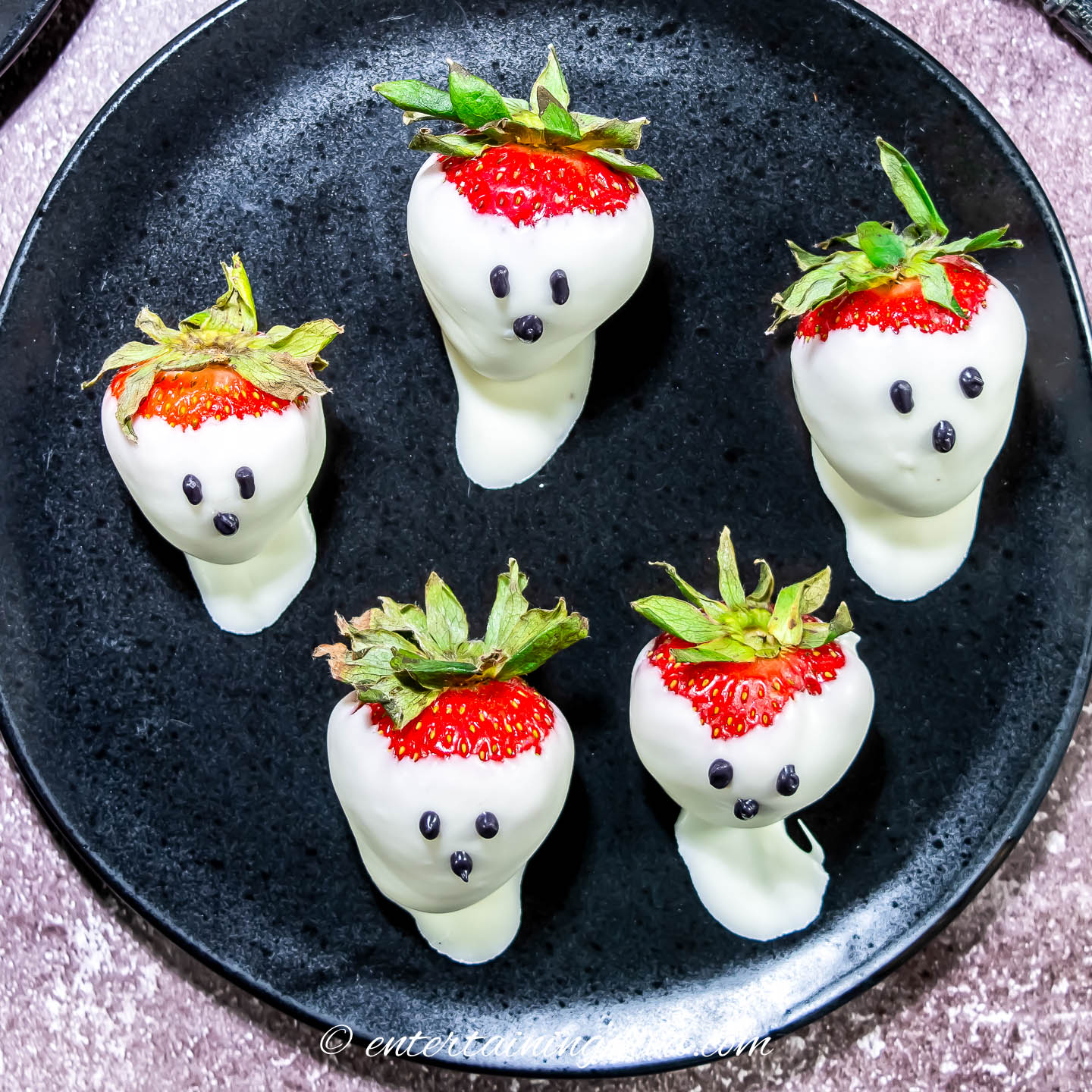 Halloween Ghost Strawberries