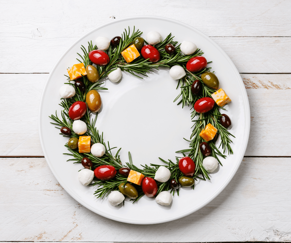 rosemary olive wreath appetizer