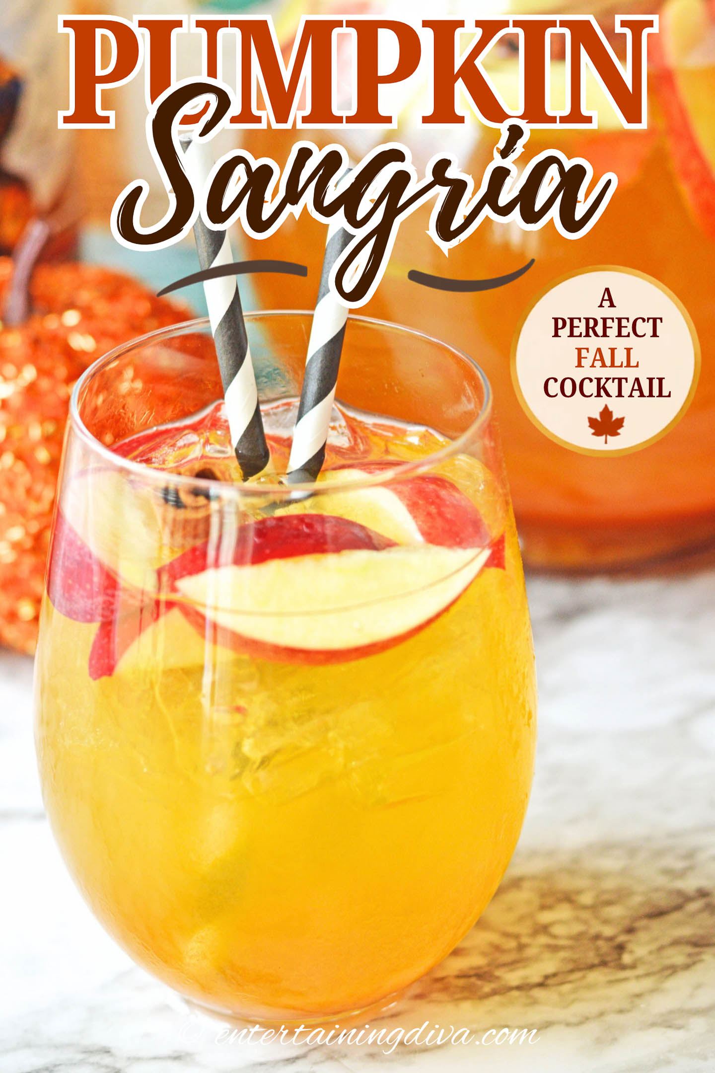Pumpkin sangria a perfect fall cocktail