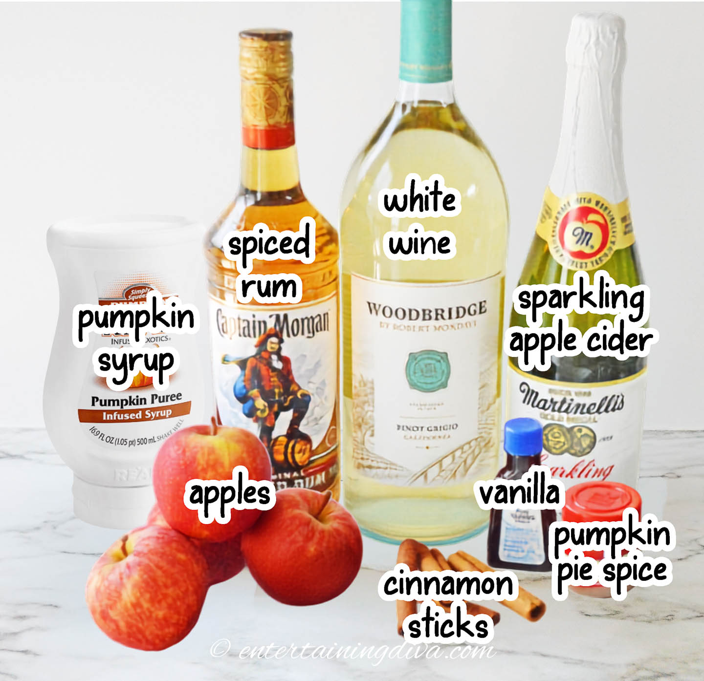 pumpkin sangria ingredients