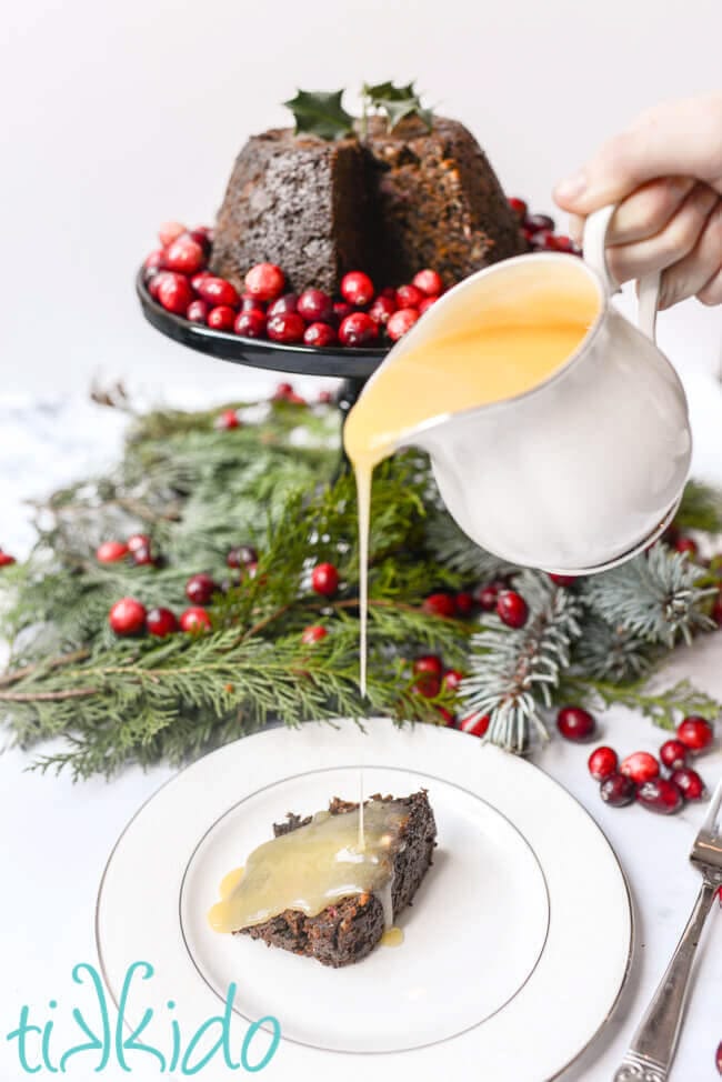 instant pot cranberry christmas pudding