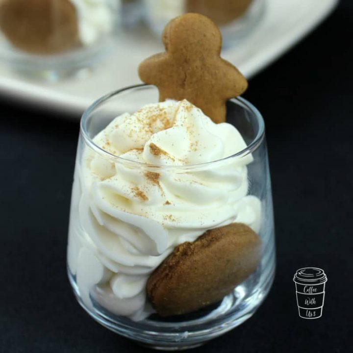 gingerbread chai cheesecake cups